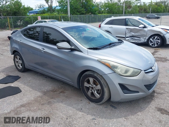 2015 Hyundai Elantra SE with VIN 5NPDH4AE2FH650181, listed as a IAAI auction lot 42681820 with 99,708 mi miles and . Bid and sale history available at DreamBid. Image 1.