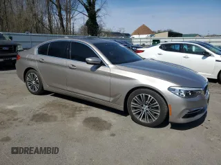 2017 BMW 5 Series 530i with VIN WBAJA5C36HG456508, listed as a Copart auction lot 51534555 with Not Provided miles and Salvage Title. Bid and sale history available at DreamBid. Image 4.