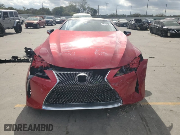 2021 Lexus LC 500h с VIN JTHKPAAY6MA101556, выставлен на аукционе Copart как лот 78152524 с пробегом 12 988 миль миль и Списание • Salvage title. История ставок и продаж доступна на DreamBid. Изображение 5.