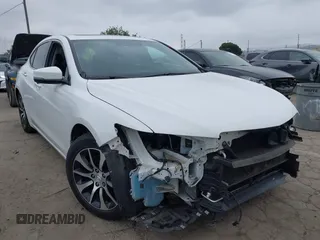 2015 Acura TLX Technology with VIN 19UUB1F58FA027410, listed as a IAAI auction lot 42805301 with 57,333 mi miles and . Bid and sale history available at DreamBid. Image 1.