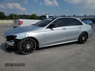 2020 Mercedes-Benz E 53 AMG with VIN W1KZF6BB2LA803274, listed as a Copart auction lot 58378085 with 24,493 mi miles and Salvage title. Bid and sale history available at DreamBid. Image 1.