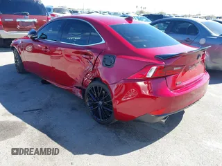 2015 Lexus IS 250 with VIN JTHBF1D2XF5044400, listed as a IAAI auction lot 41605032 with 103,068 mi miles and . Bid and sale history available at DreamBid. Image 3.