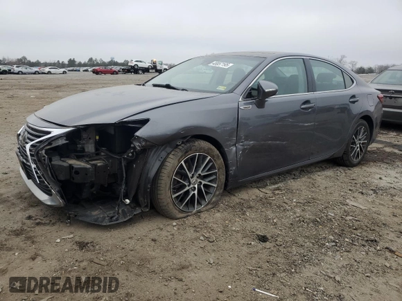 2018 Lexus ES with VIN 58ABK1GG5JU099943, listed as a Copart auction lot 48857195 with 107,687 mi miles and Salvage Title. Bid and sale history available at carsss.com. Image 1.