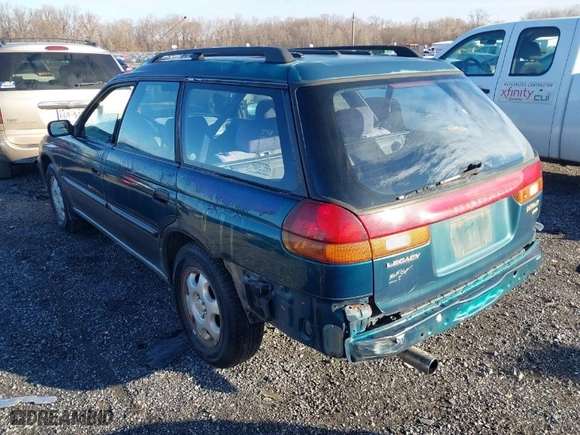 1997 Subaru Legacy Wagon Outback with VIN 4S3BG6858V7636266, listed as a IAAI auction lot 41198717 with 214,910 mi miles. Bid and sale history available at carsss.com. Image 3.