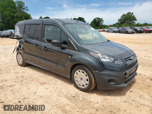 2018 Ford Transit Connect XL with VIN NM0GE9E73J1344215, listed as a Copart auction lot 57589955 with 80,089 mi miles and Salvage title. Bid and sale history available at DreamBid. Image 4.