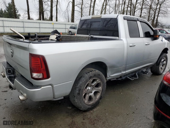 2013 Ram 1500 Sport with VIN 1C6RR7HTXDS709198, listed as a Copart auction lot 43477735 with 148,806 mi miles and Salvage Title. Bid and sale history available at carsss.com. Image 3.