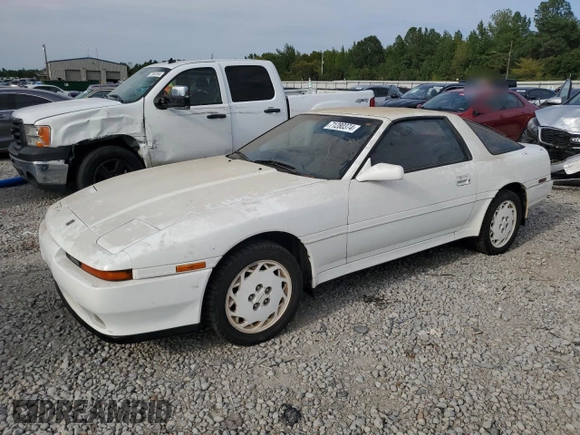 1989 Toyota Supra z VIN JT2MA71J5K0116367, wystawiony jako Copart lot #71280374 z przebiegiem Nie podano mil oraz Szkoda całkowita • Salvage title. Historia ofert i sprzedaży dostępna na DreamBid. Obrazek 1.