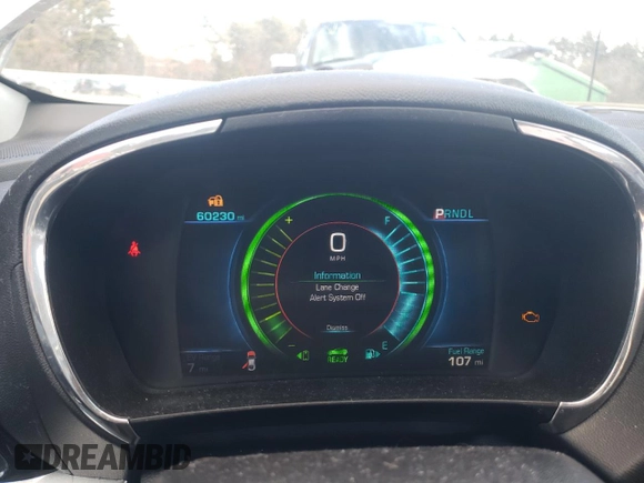 2017 Chevrolet Volt Premier with VIN 1G1RD6S53HU133551, listed as a Copart auction lot 40581023 with 60,230 mi miles. Bid and sale history available at carsss.com. Image 9.