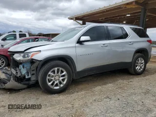2019 Chevrolet Traverse LT Cloth with VIN 1GNERGKW8KJ121580, listed as a Copart auction lot 50035385 with 95,474 mi miles and Salvage Title. Bid and sale history available at carsss.com. Image 1.