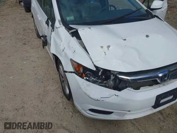 2012 Honda Civic EX with VIN 2HGFB2F81CH607670, listed as a IAAI auction lot 42128341 with 104,090 mi miles and . Bid and sale history available at DreamBid. Image 6.