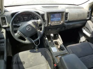2023 Nissan Frontier SV with VIN 1N6ED1FK1PN659143, listed as a Copart auction lot 60690044 with 13,706 mi miles and Salvage Title. Bid and sale history available at carsss.com. Image 8.