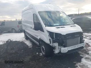 2023 Ford Transit Cargo with VIN 1FTBW1X83PKC09336, listed as a IAAI auction lot 41299101 with 10,551 mi miles and . Bid and sale history available at DreamBid. Image 1.