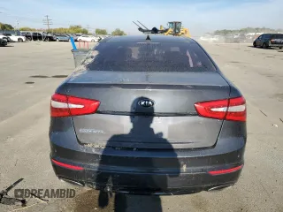 2016 Kia Cadenza Premium with VIN KNALN4D70G5218303, listed as a Copart auction lot 75351044 with 0 mi miles and Salvage Title. Bid and sale history available at carsss.com. Image 6.