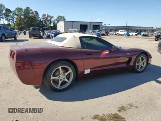 2003 Chevrolet Corvette with VIN 1G1YY32G335112525, listed as a Copart auction lot 75454194 with 0 mi miles and Salvage Title. Bid and sale history available at carsss.com. Image 3.