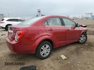 2015 Chevrolet Sonic LT z VIN 1G1JC5SH0F4162992, wystawiony jako Copart lot #53791265 z przebiegiem 76 209 mil mil oraz Szkoda całkowita • Salvage title. Historia ofert i sprzedaży dostępna na DreamBid. Obrazek 3.