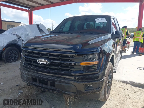 2024 Ford F-150 XLT with VIN 1FTFW3LDXRFB56503, listed as a IAAI auction lot 41571883 with 2,260 mi miles. Bid and sale history available at carsss.com. Image 2.