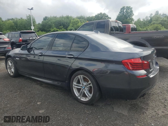 2014 BMW 5 Series 528i xDrive with VIN WBA5A7C52ED616475, listed as a Copart auction lot 64597745 with 91,306 mi miles and Salvage title. Bid and sale history available at DreamBid. Image 2.