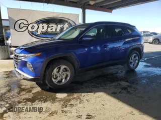 2023 Hyundai Tucson SEL z VIN 5NMJBCAE7PH215699, wystawiony jako Copart lot #56284605 z przebiegiem 58 845 mil mil oraz Nie do naprawy • Non repairable. Historia ofert i sprzedaży dostępna na DreamBid. Obrazek 1.