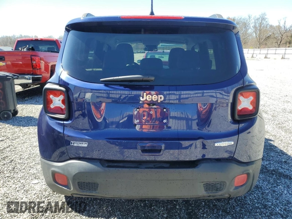 2018 Jeep Renegade Latitude with VIN ZACCJABB9JPH62821, listed as a Copart auction lot 49298745 with 93,646 mi miles and Salvage Title. Bid and sale history available at carsss.com. Image 6.