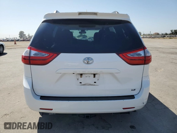 2018 Toyota Sienna LE Auto Access Seat with VIN 5TDKZ3DCXJS916445, listed as a Copart auction lot 62831275 with 104,859 mi miles and Salvage title. Bid and sale history available at DreamBid. Image 6.