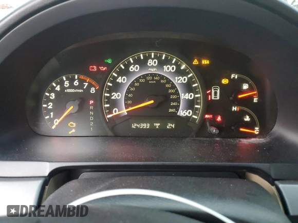 2005 Honda Odyssey LX with VIN 5FNRL382X5B107510, listed as a Copart auction lot 59554905 with 124,393 mi miles and Salvage title. Bid and sale history available at DreamBid. Image 9.