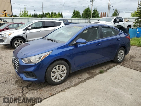 2021 Hyundai Accent SE with VIN 3KPC24A69ME129501, listed as a Copart auction lot 57525015 with 99,623 mi miles and Non repairable. Bid and sale history available at DreamBid. Image 1.