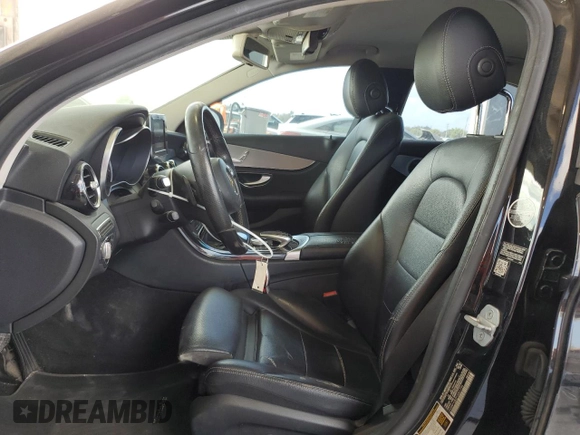 2015 Mercedes-Benz C 300 with VIN 55SWF4JB2FU061794, listed as a Copart auction lot 45213825 with 154,210 mi miles and Salvage Title. Bid and sale history available at carsss.com. Image 7.