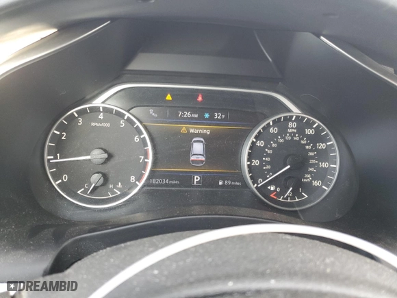 2016 Nissan Murano S with VIN 5N1AZ2MH7GN128864, listed as a Copart auction lot 51154165 with 182,034 mi miles and Salvage Title. Bid and sale history available at carsss.com. Image 9.