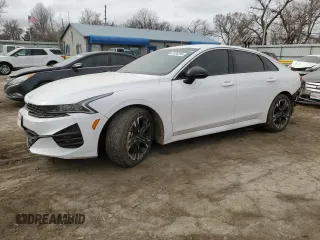 2024 Kia K5 GT-Line z VIN 5XXG64J24RG241348, wystawiony jako Copart lot #47436295 z przebiegiem 29 400 mil mil oraz Szkoda całkowita • Salvage title. Historia ofert i sprzedaży dostępna na DreamBid. Obrazek 1.
