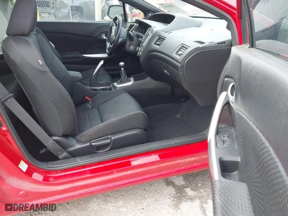 2013 Honda Civic Cpe Si with VIN 2HGFG4A54DH700467, listed as a IAAI auction lot 41829343 with 166,078 mi miles. Bid and sale history available at carsss.com. Image 5.