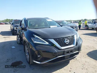 2021 Nissan Murano SL with VIN 5N1AZ2CJXMC108359, listed as a IAAI auction lot 42041645 with 68,727 mi miles and . Bid and sale history available at DreamBid. Image 1.