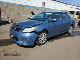2012 Toyota Corolla L with VIN 5YFBU4EE1CP071016, listed as a Copart auction lot 53506715 with 182,894 mi miles and Salvage Title. Bid and sale history available at carsss.com. Image 1.
