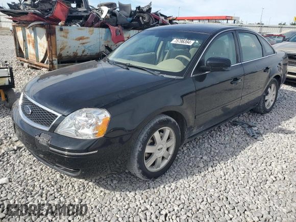 2005 Ford Five Hundred SE with VIN 1FAFP23145G145133, listed as a Copart auction lot 75796394 with 185,020 mi miles and Salvage Title. Bid and sale history available at carsss.com. Image 1.