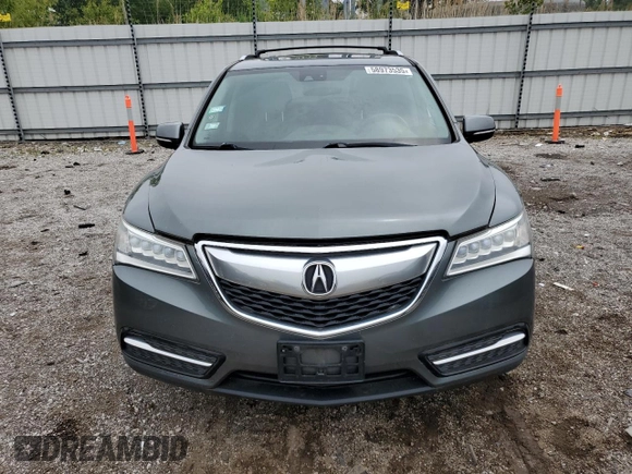 2014 Acura MDX Technology with VIN 5FRYD4H46EB014014, listed as a Copart auction lot 58973535 with 160,898 mi miles and Salvage title. Bid and sale history available at DreamBid. Image 5.