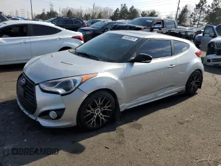 2013 Hyundai Veloster Turbo w/Black Int with VIN KMHTC6AE6DU106299, listed as a Copart auction lot 46308675 with 152,911 mi miles and Salvage Title. Bid and sale history available at carsss.com. Image 1.