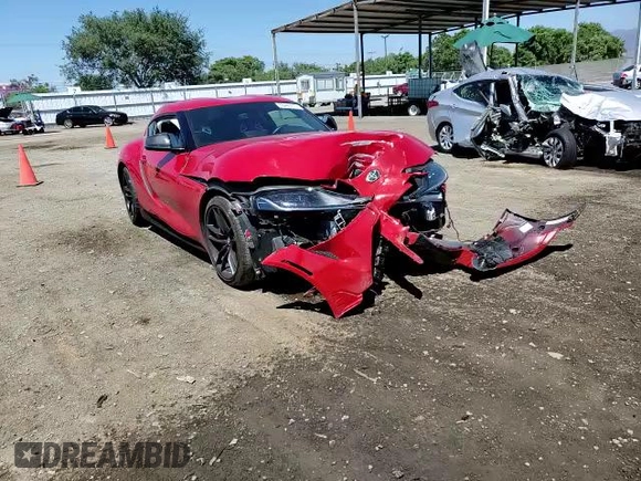 2020 Toyota Supra 3.0 z VIN WZ1DB4C09LW020555, wystawiony jako Copart lot #65440913 z przebiegiem Nie podano mil oraz . Historia ofert i sprzedaży dostępna na DreamBid. Obrazek 11.
