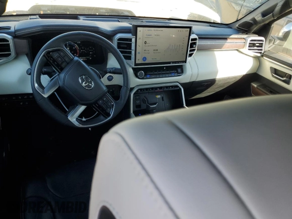 2022 Toyota Tundra Capstone Hybrid with VIN 5TFVC5DB5NX010169, listed as a Copart auction lot 47252305 with 68,771 mi miles and Clean title. Bid and sale history available at DreamBid. Image 8.