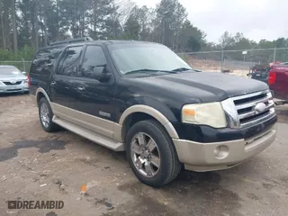 2007 Ford Expedition EL Eddie Bauer with VIN 1FMFK17577LA17216, listed as a IAAI auction lot 41496096 with 209,790 mi miles. Bid and sale history available at carsss.com. Image 1.