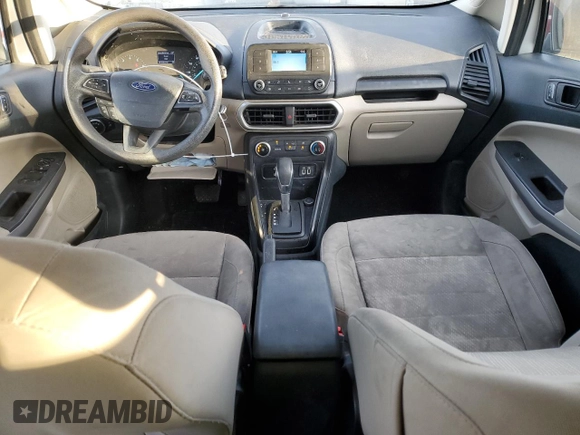 2021 Ford EcoSport S with VIN MAJ3S2FE3MC438625, listed as a Copart auction lot 85929604 with 49,158 mi miles and Salvage Title. Bid and sale history available at DreamBid. Image 8.