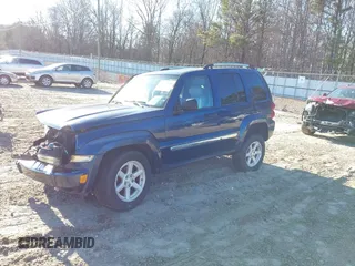 2005 Jeep Liberty Limited with VIN 1J4GK58K55W502769, listed as a IAAI auction lot 41241319 with 153,091 mi miles. Bid and sale history available at carsss.com. Image 17.