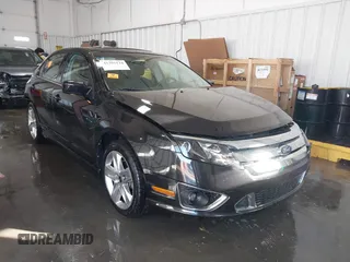 2010 Ford Fusion SPORT with VIN 3FAHP0DC1AR321975, listed as a IAAI auction lot 41395134 with 53,550 mi miles. Bid and sale history available at carsss.com. Image 1.