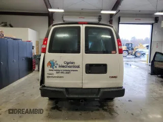 2020 GMC Savana Cargo Van with VIN 1GTW7AFG0L1217675, listed as a Copart auction lot 78230534 with 91,543 mi miles and Salvage Title. Bid and sale history available at carsss.com. Image 6.
