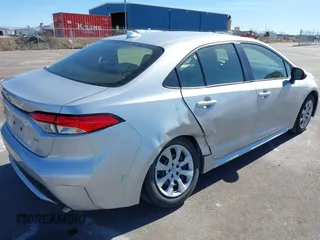 2022 Toyota Corolla LE with VIN JTDEPMAE5NJ221114, listed as a IAAI auction lot 41660732 with 48,662 mi miles and . Bid and sale history available at carsss.com. Image 6.