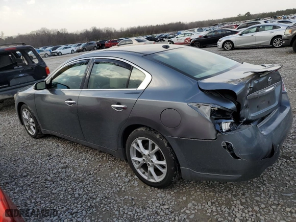 2014 Nissan Maxima 3.5 SV with VIN 1N4AA5AP9EC455984, listed as a Copart auction lot 43424865 with 124,520 mi miles and Salvage Title. Bid and sale history available at carsss.com. Image 2.