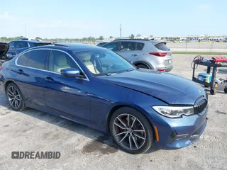 2021 BMW 3 Series 330i with VIN 3MW5R1J00M8C11837, listed as a IAAI auction lot 41964907 with 37,144 mi miles and . Bid and sale history available at carsss.com. Image 1.