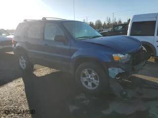 2007 Ford Escape XLT with VIN 1FMYU03147KB08756, listed as a Copart auction lot 47033095 with 0 mi miles and Salvage Title. Bid and sale history available at carsss.com. Image 4.