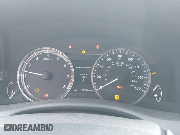 2013 Lexus GS 350 with VIN JTHCE1BLXD5016466, listed as a IAAI auction lot 42481000 with 53,976 mi miles and . Bid and sale history available at DreamBid. Image 7.