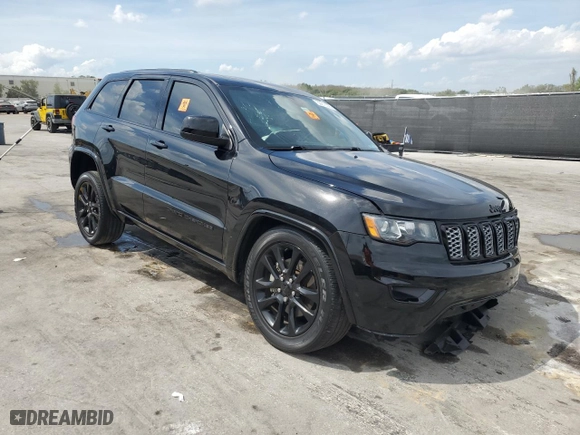 2021 Jeep Grand Cherokee Laredo X with VIN 1C4RJEAG0MC624110, listed as a Copart auction lot 50618395 with 72,622 mi miles and Non Repairable. Bid and sale history available at carsss.com. Image 4.