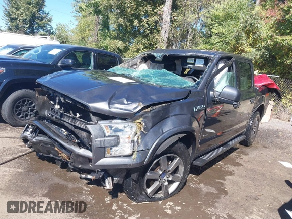 2016 Ford F-150 XLT with VIN 1FTEW1EG2GFA98066, listed as a IAAI auction lot 40541026 with 1 mi miles. Bid and sale history available at carsss.com. Image 2.
