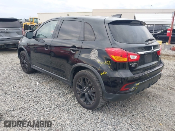 2019 Mitsubishi Outlander Sport ES 2.0 with VIN JA4AP3AU5KU024416, listed as a IAAI auction lot 41043336 with 109,992 mi miles. Bid and sale history available at carsss.com. Image 3.
